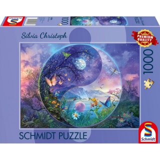 Schmidt Spiele 58593 Yin & Yang Fantastische Insektenwelt 1000 Teile Puzzle