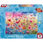 Schmidt Spiele 58873 Mohnblumenwiese 1000 Teile Puzzle