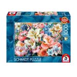 Schmidt Spiele 58891 Blumen in Pastell 1000 Teile Puzzle