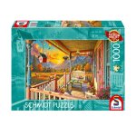 Schmidt Spiele 58893 Bergland-Veranda 1000 Teile Puzzle