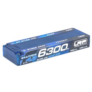 LRP 433277 HV Ultra LCG Stock Spec GRAPHENE-4.2 6300mAh Hardcase Akku - 7,6V 145C/70C