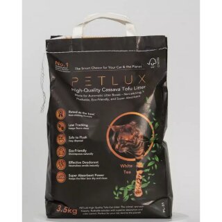 PETLUX Cassava Tofu Katzenstreu 3,5 kg