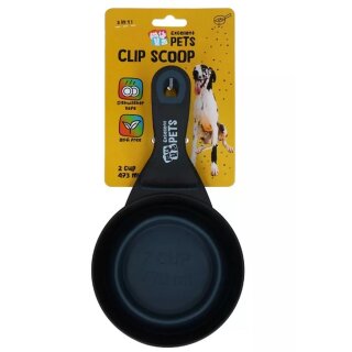 Excellent Pets Fütterschaufel mit Verriegelungsclip 2 cup