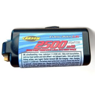 Carson 608313 LiIon 2S 7,4V 2500mAh Akku für Wave Racer BL 500608313