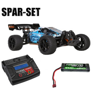 DF-Models 3196 1:10 SpeedSlugger Buggy 4WD brushed RTR - Power Set