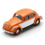 Schuco 451640019 1:64 VW Käfer Orange/Weiß