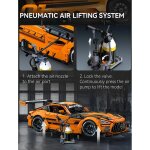 CaDA Mercedes-AMG GT3 1:8 orange - 5466 Bauteile 59,00×25,00×17,00cm