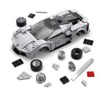 CaDA Lotus Evija 1:18 grau RC 2,4GHz - 308 Bauteile  20,80x8,90x5,20 cm