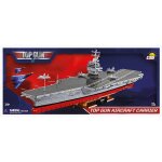 COBI 5922 Top Gun Aircraft Carrier 1:300 Blockmodell - 578 Bausteine - 114,5x38x31,5cm