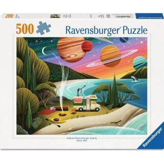 Ravensburger 01706 Camping unter dem Kosmos Puzzle Teielanzahl 500
