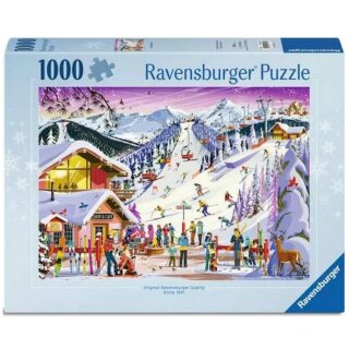 Ravensburger 01719 Auf der Skipiste Puzzle Teielanzahl 1000