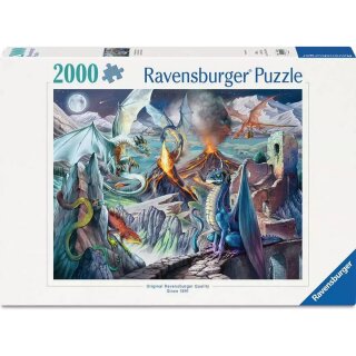 Ravensburger 01750 Die Drachenwächter Puzzle für Erwachsene 2000 Teile