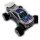 *Vorführer* Losi LOS-1392T2 1:28 Micro-T 2S 2WD RTR Stadium Truck Brushed Silber