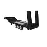 Amewi 22761 Tieflader-Sattelauflieger Dreiachser für Scania 1:18 schwarz