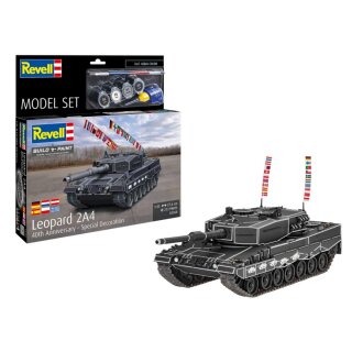 Revell 63368 1:35 Model Set Leopard 2A4 - Special Decoration 40th Aniversary