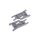 Traxxas TRX3631-SLGRY Querlenker HD vorne grau (2) VX3 2WD Rustler Slash