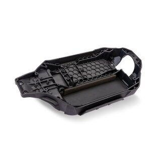 Traxxas TRX6723-STGRY Chassis für 162mm langer Akkuschacht Stahl-grau VX3 4x4