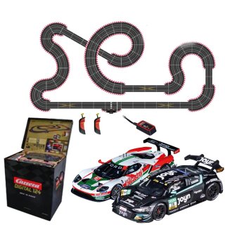 Carrera Digital 124 Mix n Race Volume 6 Audi R8 LMS GT3 VS Ford GT Race Car