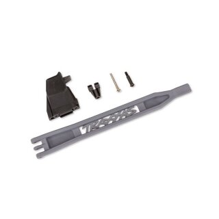 Traxxas 10430-SLGRY Akku-Halterung schiefergrau Slash 2WD