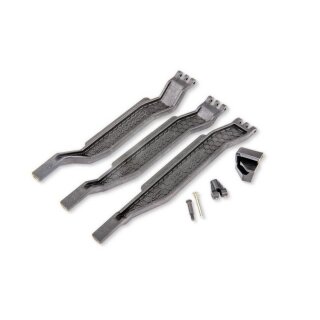 Traxxas 6726X-SLGRY Akkustreben-Set schiefergrau VX3 4x4 (für TRX6723 Chassis)