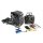 Amewi 22760 1:18 Scania 770 S Zugmaschine 6x4 RTR schwarz inkl. Tieflader-Sattelauflieger
