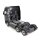 Amewi 22760 1:18 Scania 770 S Zugmaschine 6x4 RTR schwarz inkl. Tieflader-Sattelauflieger
