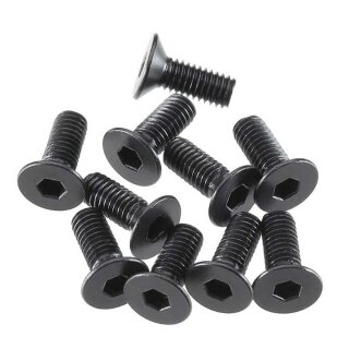 Arrma AR722308 Flat Head Screw 3x8mm (10)