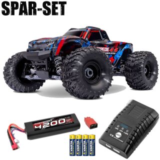 Traxxas 67454-4 Stampede 1:10 4x4 Stadium-Truck VX3 rot - 2S Spar Set
