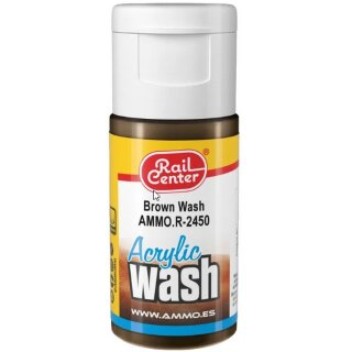 AMMO 4602450 Rail Center Braun, Acryl Wash