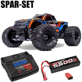 Traxxas 67454-4 Stampede 1:10 4x4 Stadium-Truck VX3 orange - 2S Spar Set