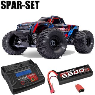 Traxxas 67454-4 Stampede 1:10 4x4 Stadium-Truck VX3 rot - 2S Spar Set