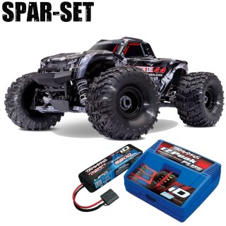 Traxxas 67454-4 Stampede 1:10 4x4 Stadium-Truck VX3 schwarz - 2S ID Spar Set