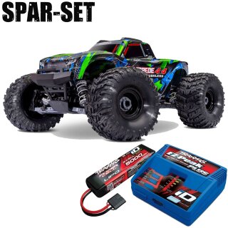 Traxxas 67454-4 Stampede 1:10 4x4 Stadium-Truck VX3 grün - 3S ID Spar Set