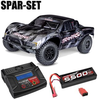Traxxas 58434-4 Slash 1:10 2WD Short-Course VX3 brushless schwarz - 2S Spar Set
