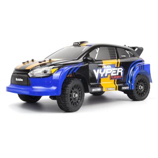 BLACKZON 540284 1:16 Vyper RX Turbo 4WD 2S Brushless - Blue/Orange