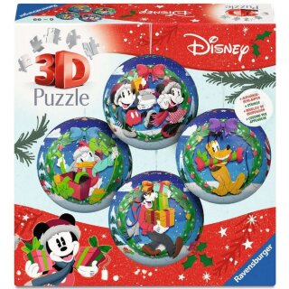 Ravensburger 08088 3D Puzzle-Ball-Set: Holiday Baubles Disney