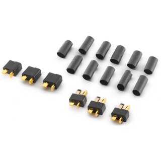 Tamiya 06003 T-Plug Stecker/Buchsen 3 Paare 500906003