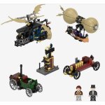 BlueBrixx 108935 Steampunk Motorwagen und Flugmaschinen Teileanzahl: 1199
