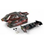 Tamiya 01034 1:8 Karosserie-Set Virus XL schwarz/rot...