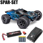 Traxxas 67464-4 Rustler 1:10 4x4 Stadium-Truck RTR VX3 BL...