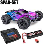 Traxxas 67464-4 Rustler 1:10 4x4 Stadium-Truck RTR VX3 BL...
