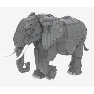 BlueBrixx 109607 Afrikanischer Elefant  Teileanzahl: 1190