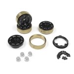 HPI H161446 CC-8 Aluminiumfelge 1,3 Zoll (Schwarz/4...
