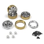 HPI H161447 CC-6 Aluminiumfelge 1,3 Zoll (Silber/4...