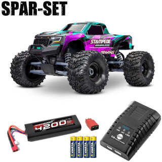 Traxxas 136454-4 Stampede 1:10 2WD MT RTR VX3 Brushless pink - 2S Spar-Set