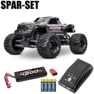 Traxxas 136454-4 Stampede 1:10 2WD MT RTR VX3 Brushless schwarz - 2S Spar-Set