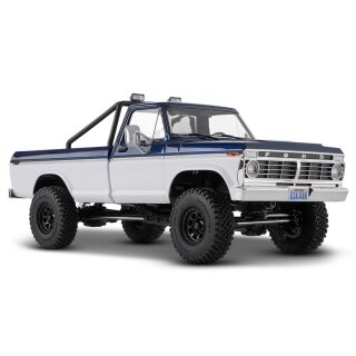 FMS FCX18II Ford F100 1:18 4WD brushed Crawler RTR blau/weiß