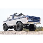 FMS FCX18II Ford F100 1:18 4WD brushed Crawler RTR blau/weiß