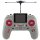 HelloRadio HR1106 V12 MAX 2,4GHz - ELRS LBT Fernsteuerung Mode 2 grau, rot