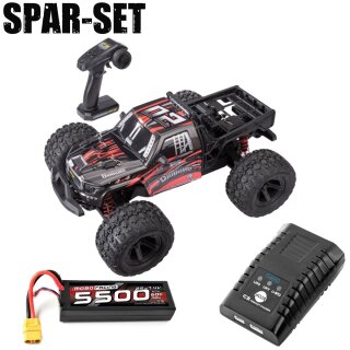 Carson 409096 1:8 Drakuro BL 3S brushless 4WD RTR anthrazit - 2S Spar Set